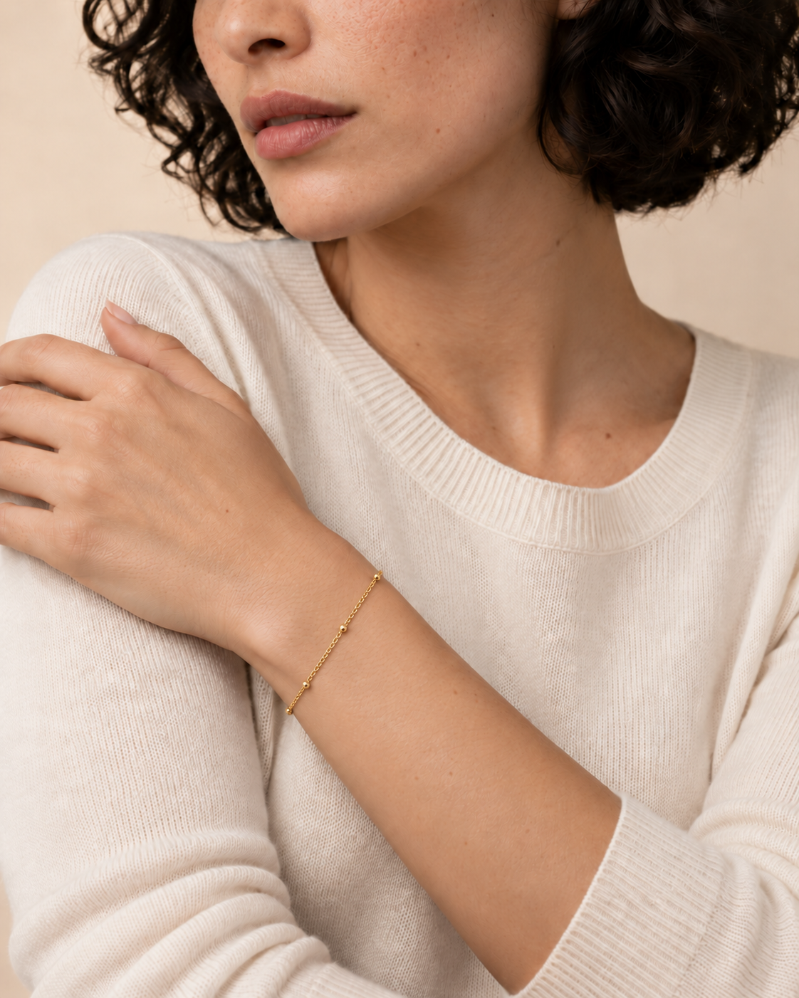 Beaded Station Bracelet
