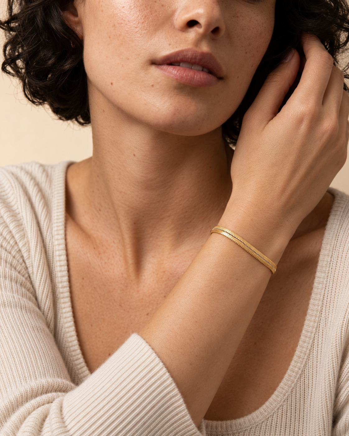 Herringbone Chain Bracelet