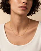 Beaded Station Chain Necklace