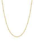 Beaded Station Chain Necklace