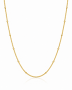 Beaded Station Chain Necklace