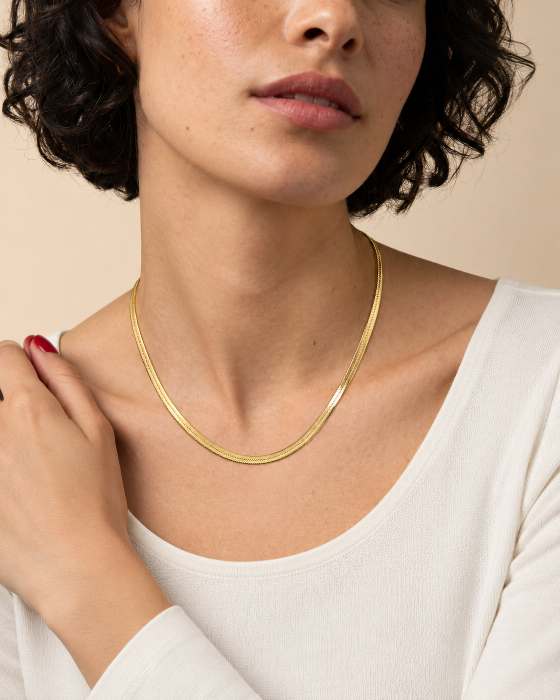Herringbone Chain Necklace