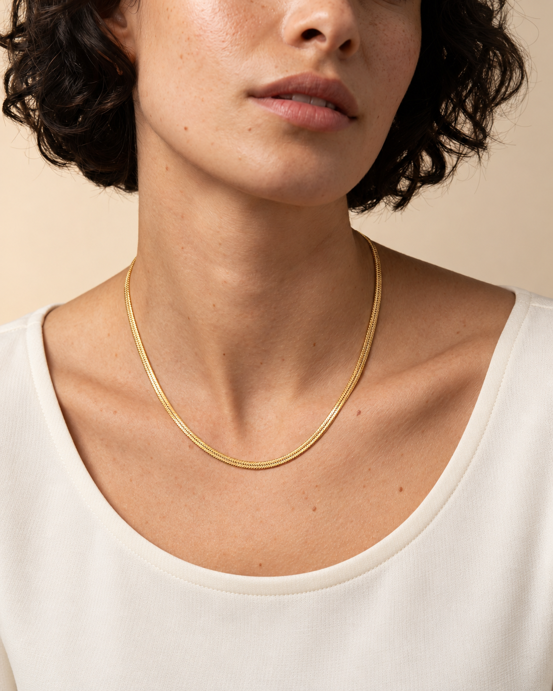 Herringbone Chain Necklace