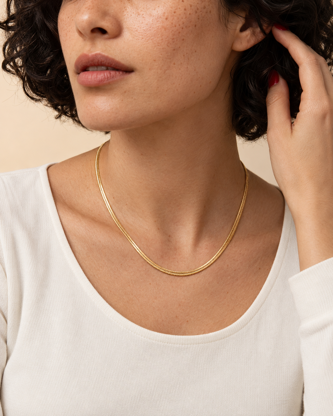 Herringbone Chain Necklace