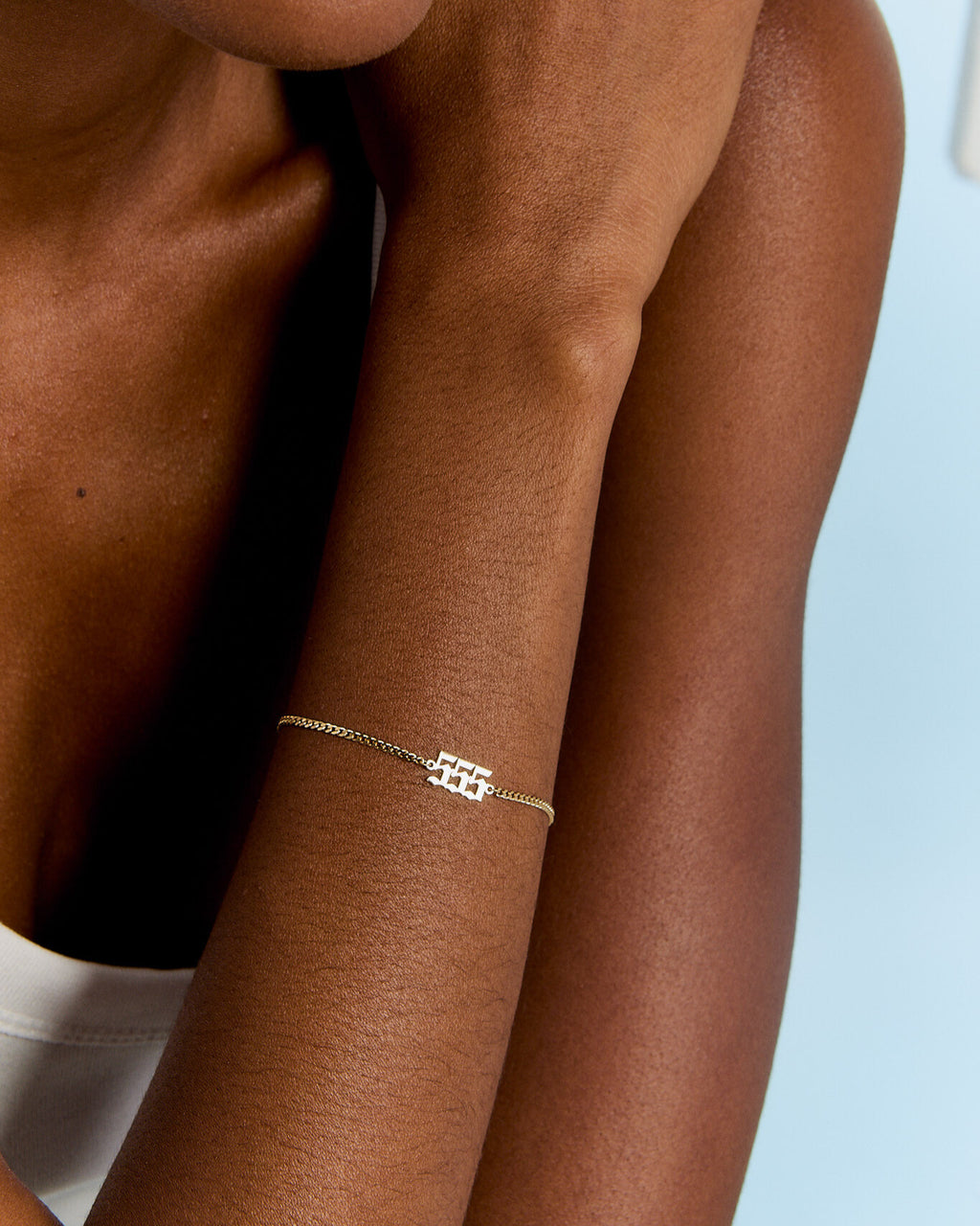 Silver Lucky Number Bracelet - 18k Gold Vermeil