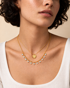 Sunburst Heart Layering Set on model