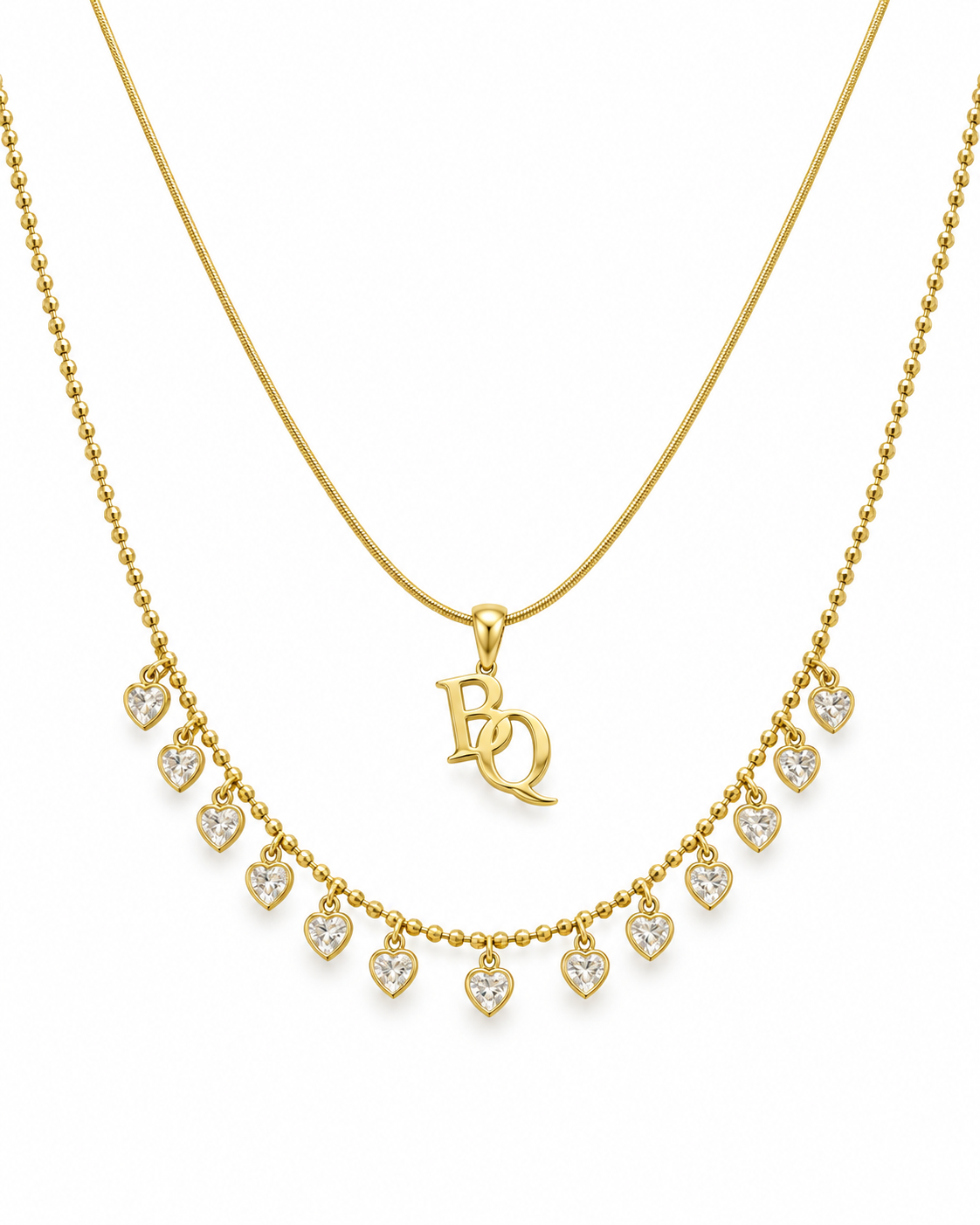 Initial & Heart Layering Set
