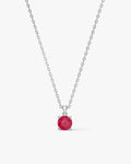 Prong Set Round Cut Solitaire Pendant (1.50 CT)