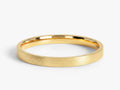 2mm Classic Flat Wedding Band - Matte Brushed