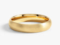 4mm Classic Dome Wedding Band - Matte Brushed