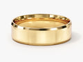 6mm Beveled Edge Wedding Band