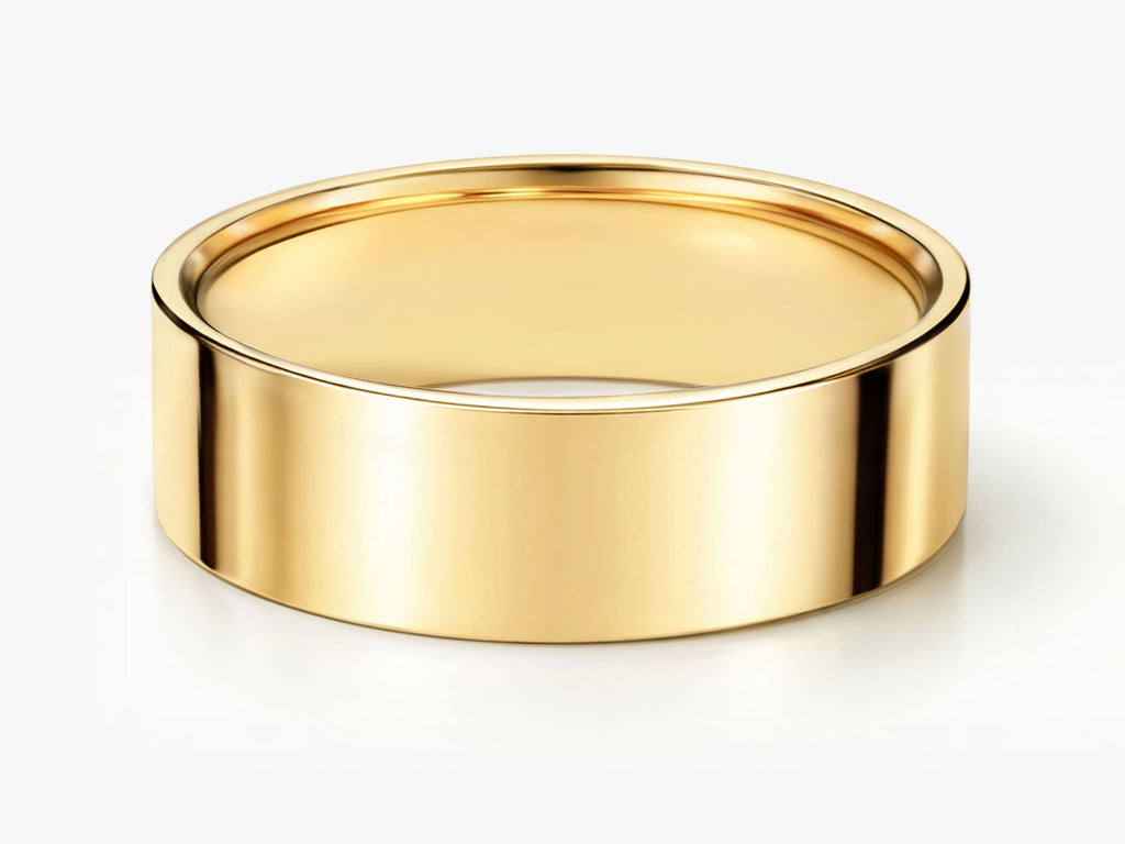 6mm Classic Flat Wedding Band