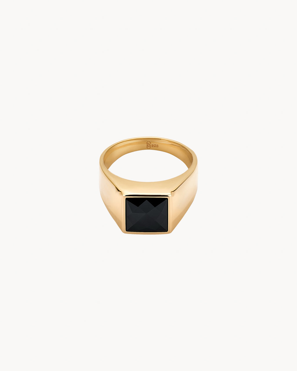Bold Square Statement Ring for Men - Onyx Jewelry