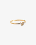 Minimalist Baguette & Oval Stone Ring