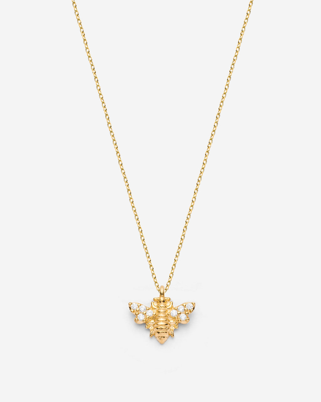 Dainty Bee Pendant Necklace