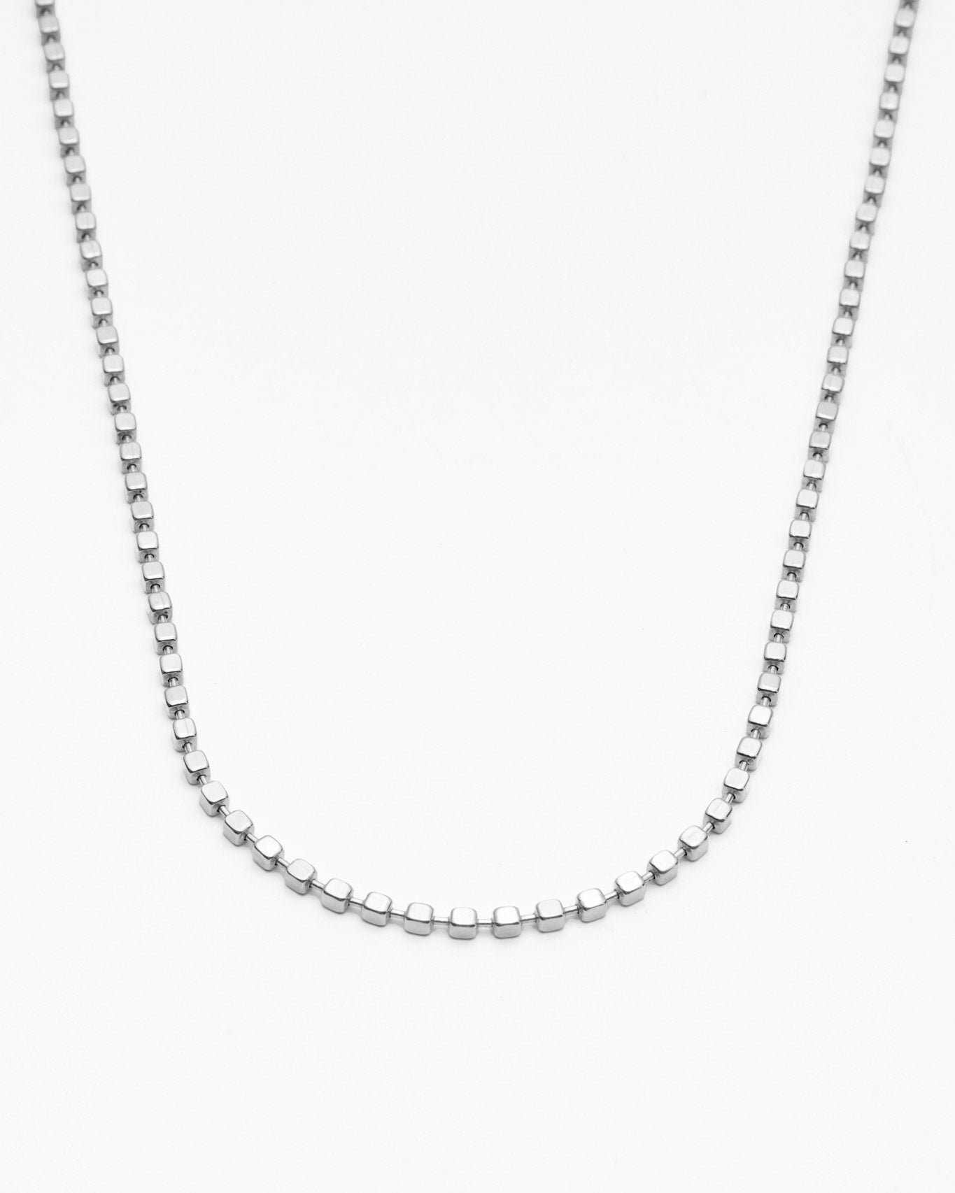 Dainty Dot Chain Necklace - 925k Sterling Silver