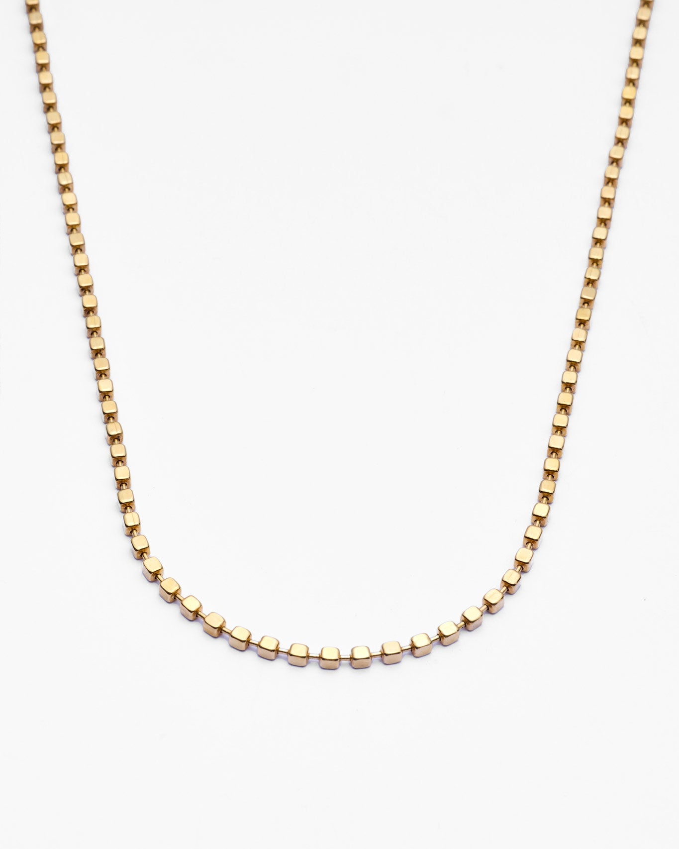 Dainty Dot Chain Necklace - 18k Gold Vermeil