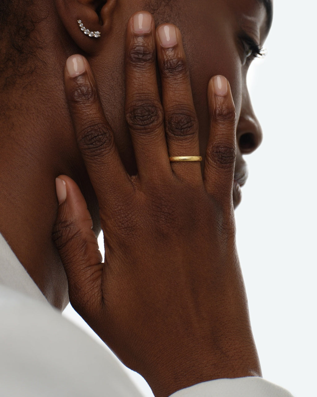 2mm Classic Dome Wedding Band with Stardust Finish