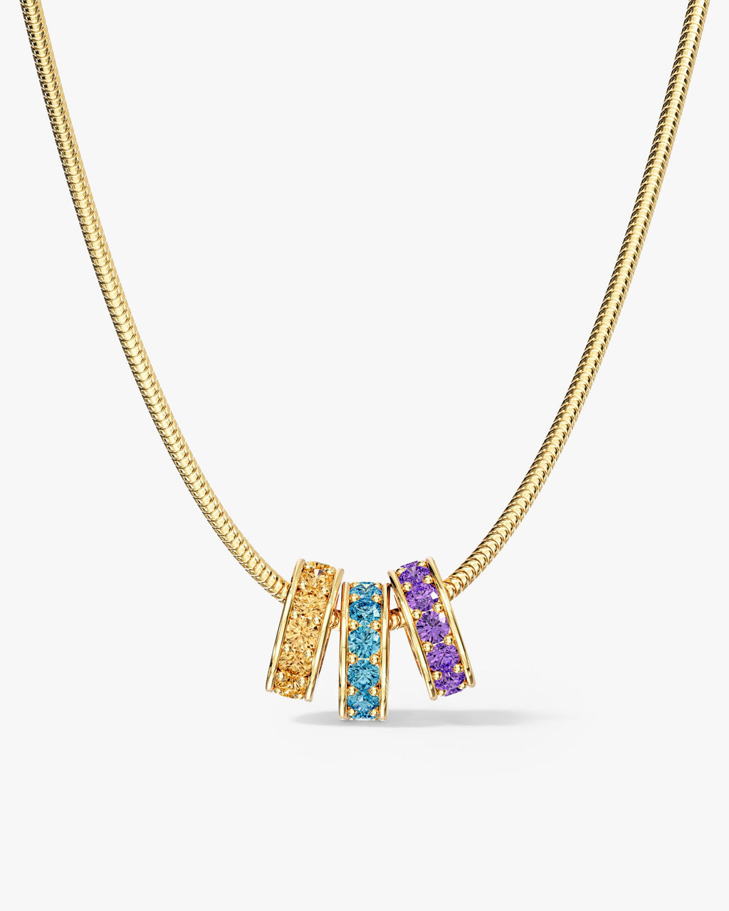 Birthstone Charm Necklace