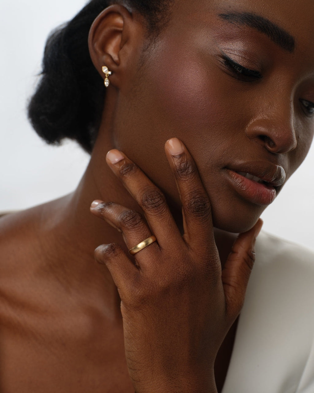 5mm Classic Dome Wedding Band - Matte Brushed