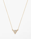 Delicate Triangle Pendant Necklace - Dainty Necklace
