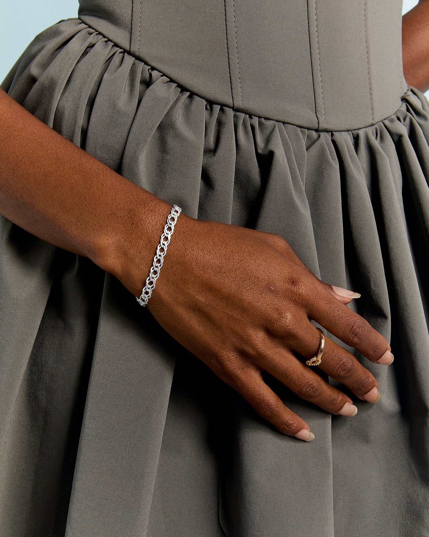 Stylist Bold Women Silver Bracelet - 925k Sterling Silver