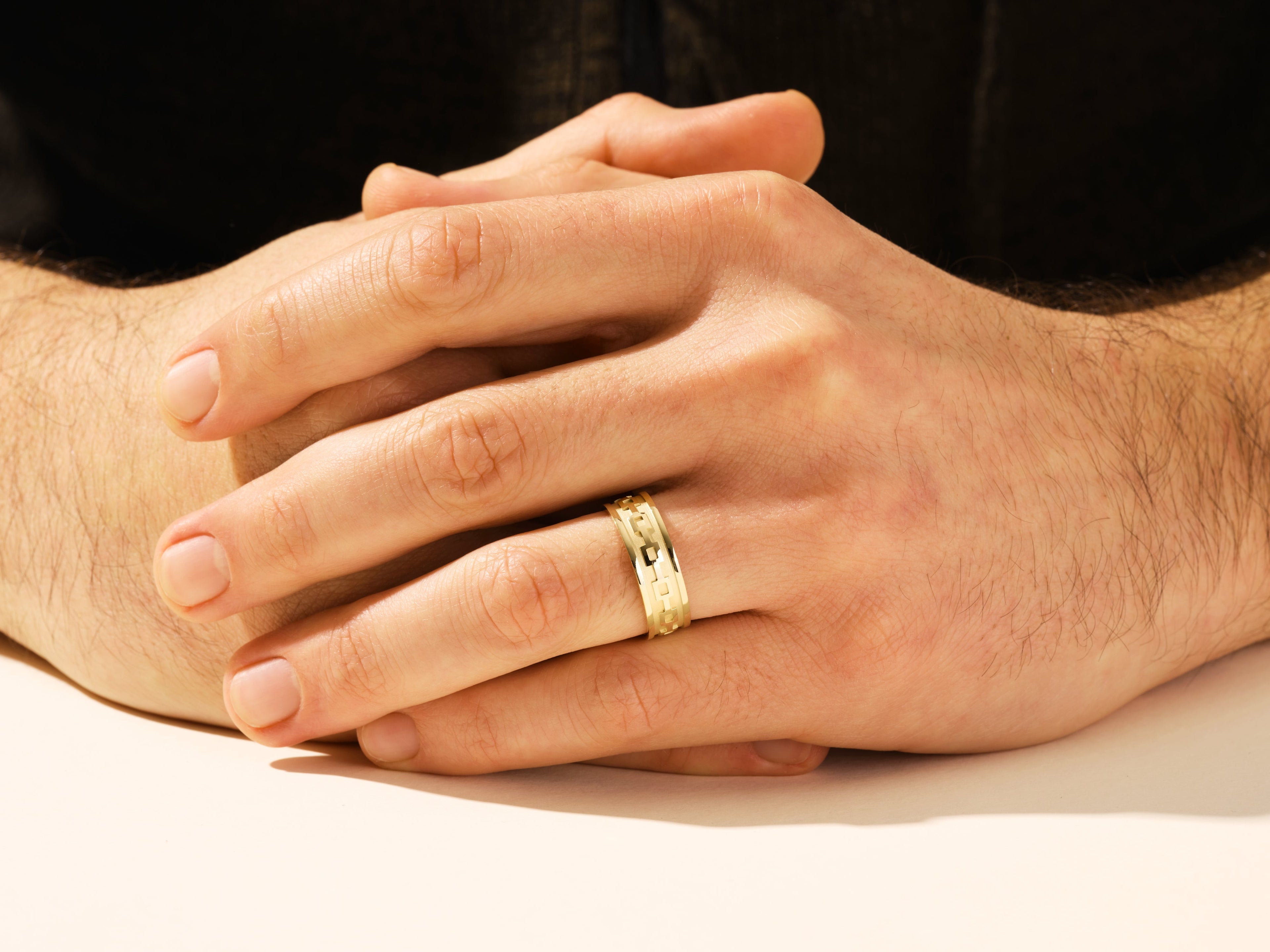 7mm Celtic Pattern Men's Wedding Band