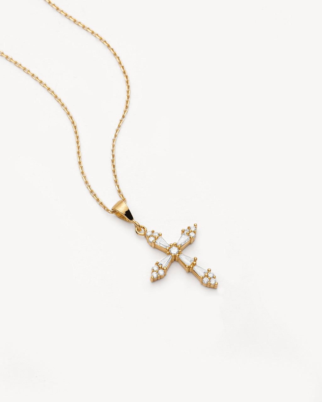 Dainty Cross Necklace - 925k Sterling Silver