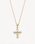 Gold Vermeil Dainty Cross Necklace - Faith Jewelry