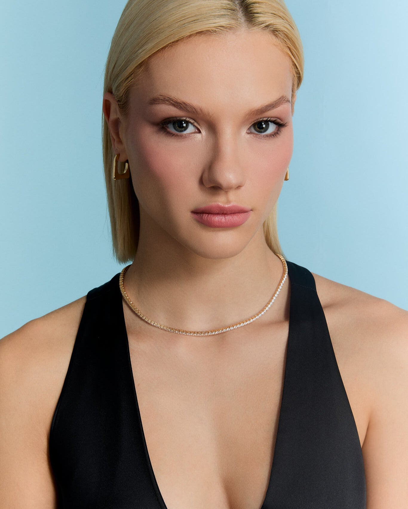 3mm Tennis Necklace, Classic Sparkle - 18k Gold Vermeil