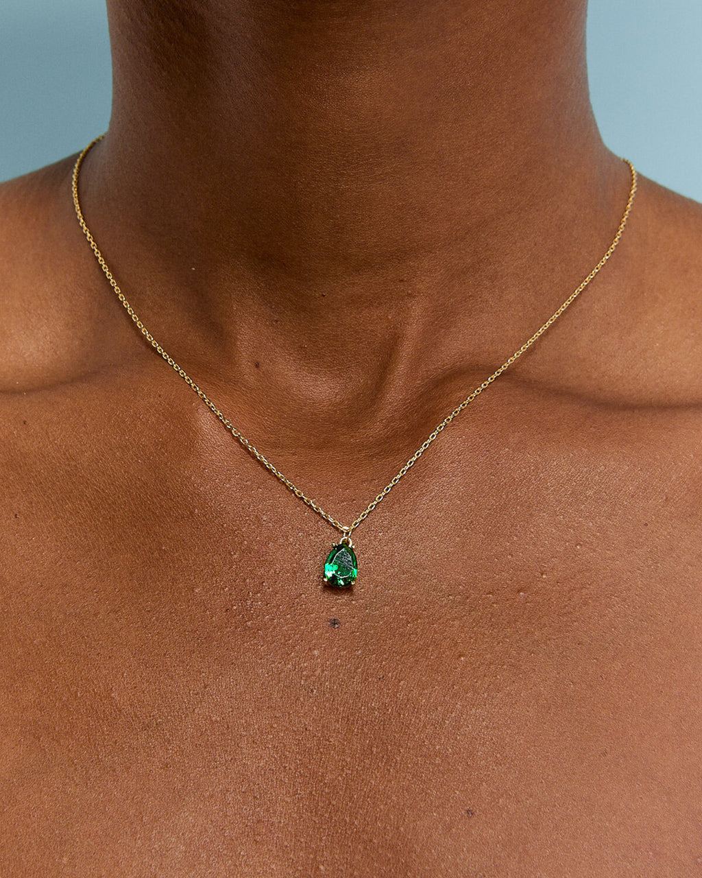 Dainty Silver Birthstone Necklace for Mom - 925k Sterling Silver