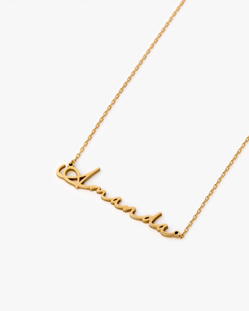 Custom Multi Name Signature Necklace - 18k Gold Vermeil