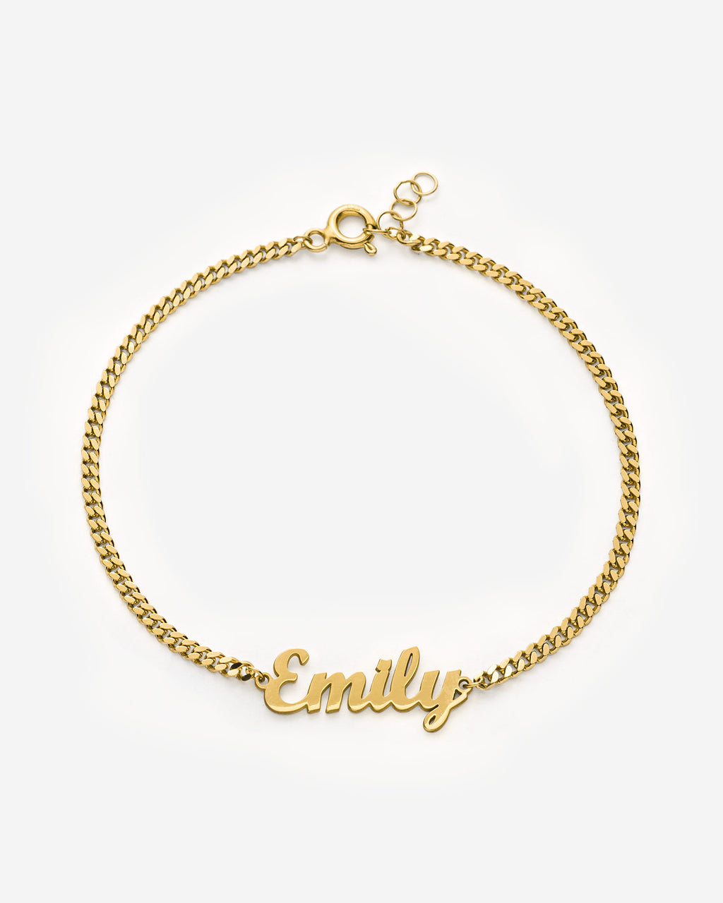 925k Silver Dainty Name Bracelet - Bracelet Jewelry