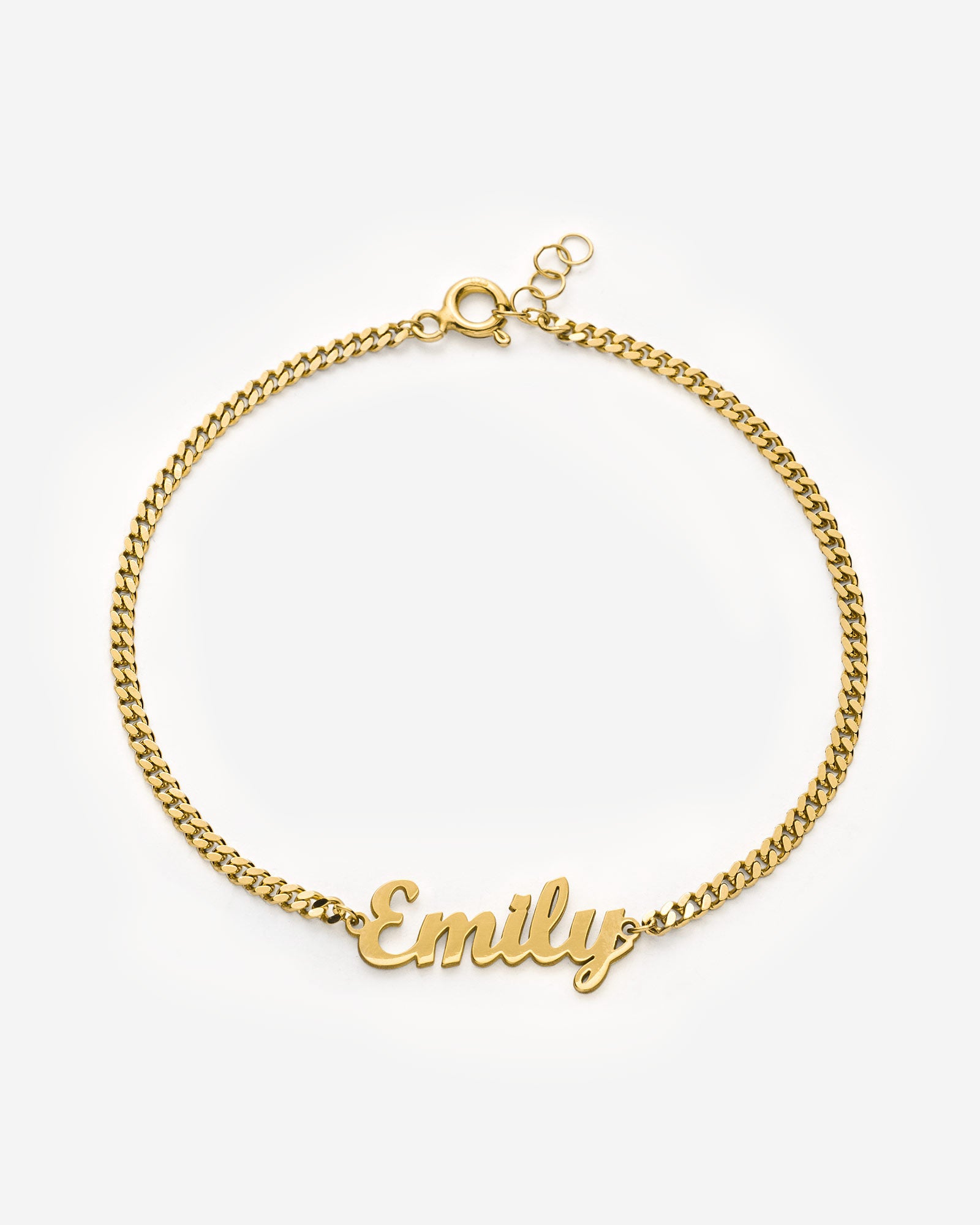 925k Silver Dainty Name Bracelet - Bracelet Jewelry