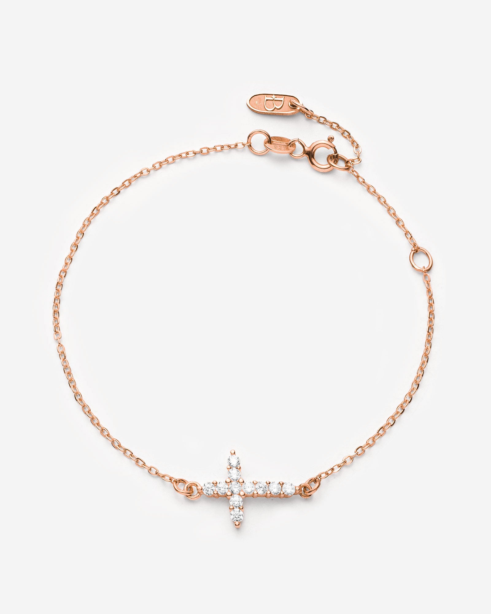 Dainty Gemstone Cross Bracelet - Cross Jewelry
