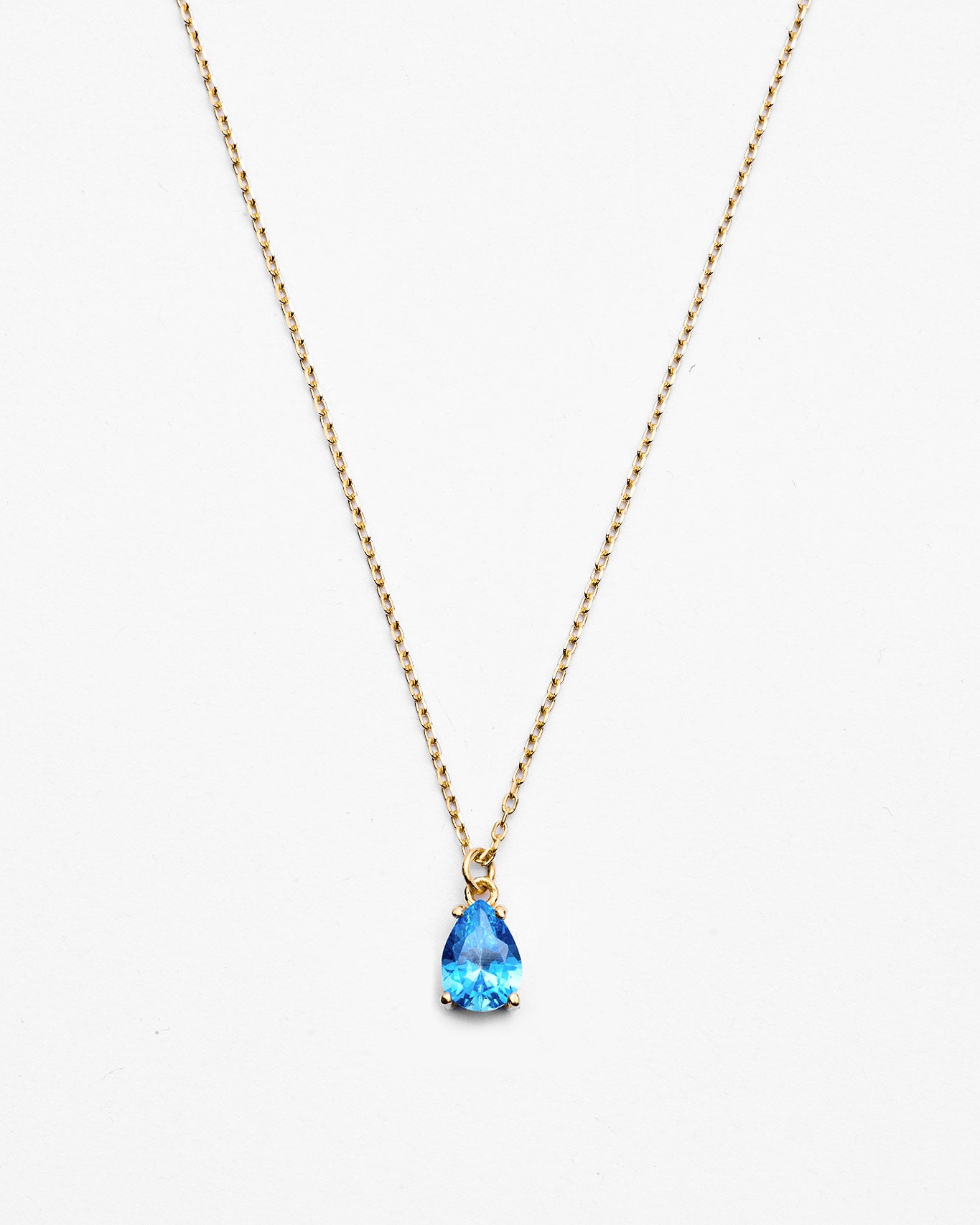 Dainty Silver Birthstone Necklace for Mom - Birthstone Jewelry