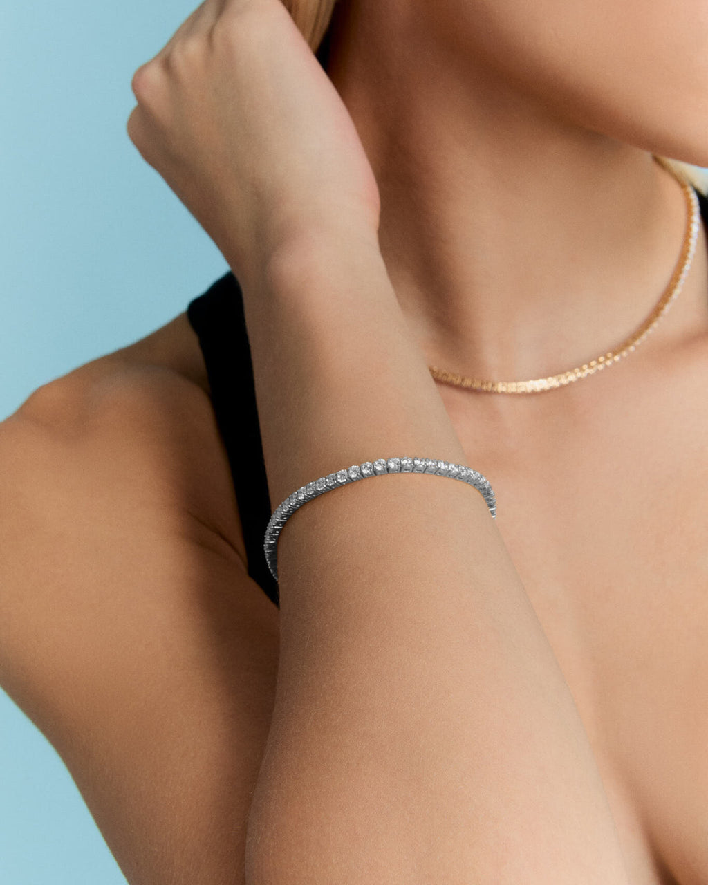 3mm Cubic Zirconia Tennis Bracelet Classic Elegance - 925k Sterling Silver