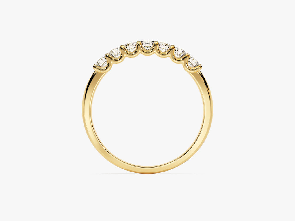 U-Prong Seven Stone Anniversary Band (0.35 CT TW)