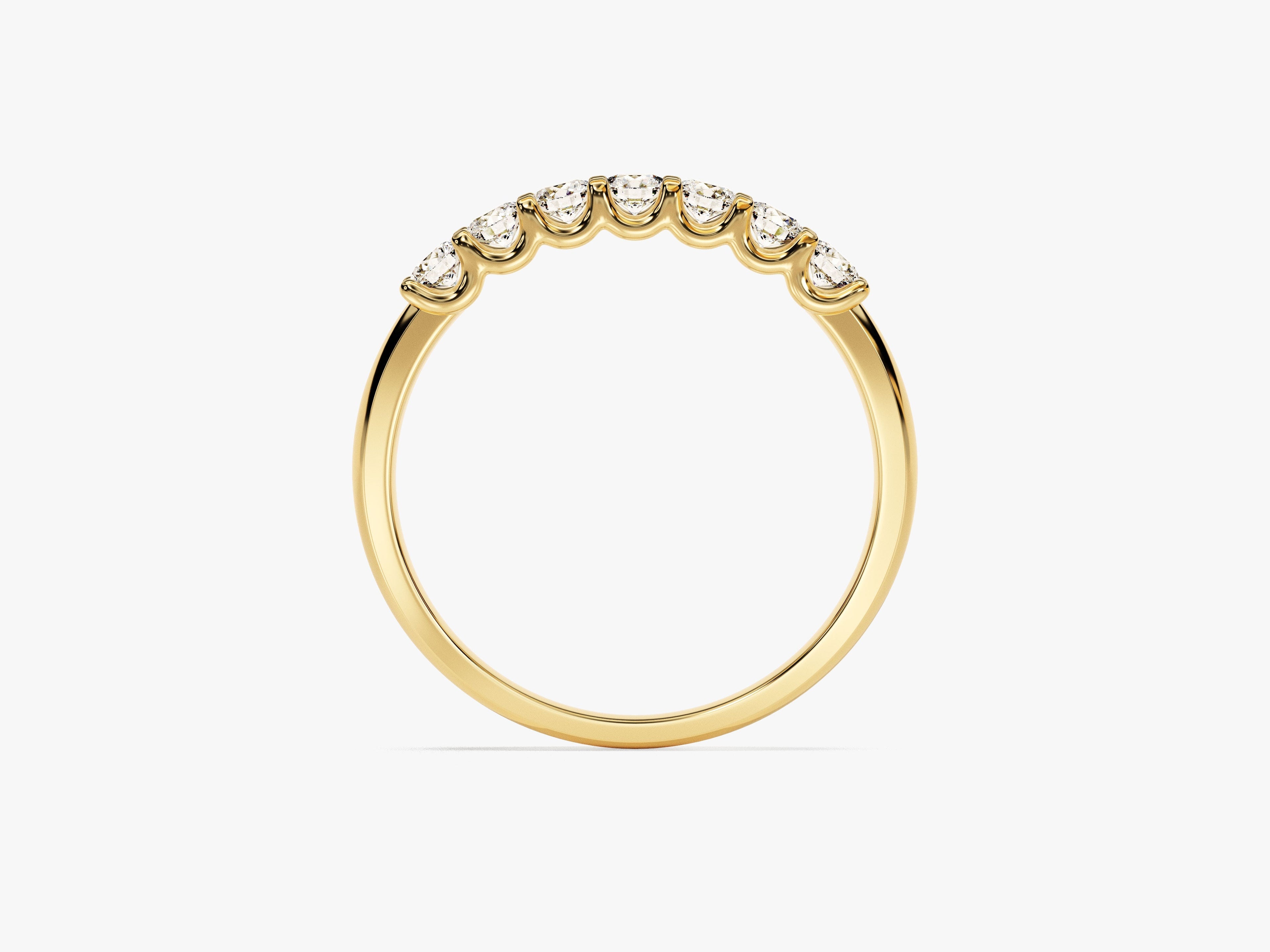 U-Prong Seven Stone Anniversary Band (0.35 CT TW)