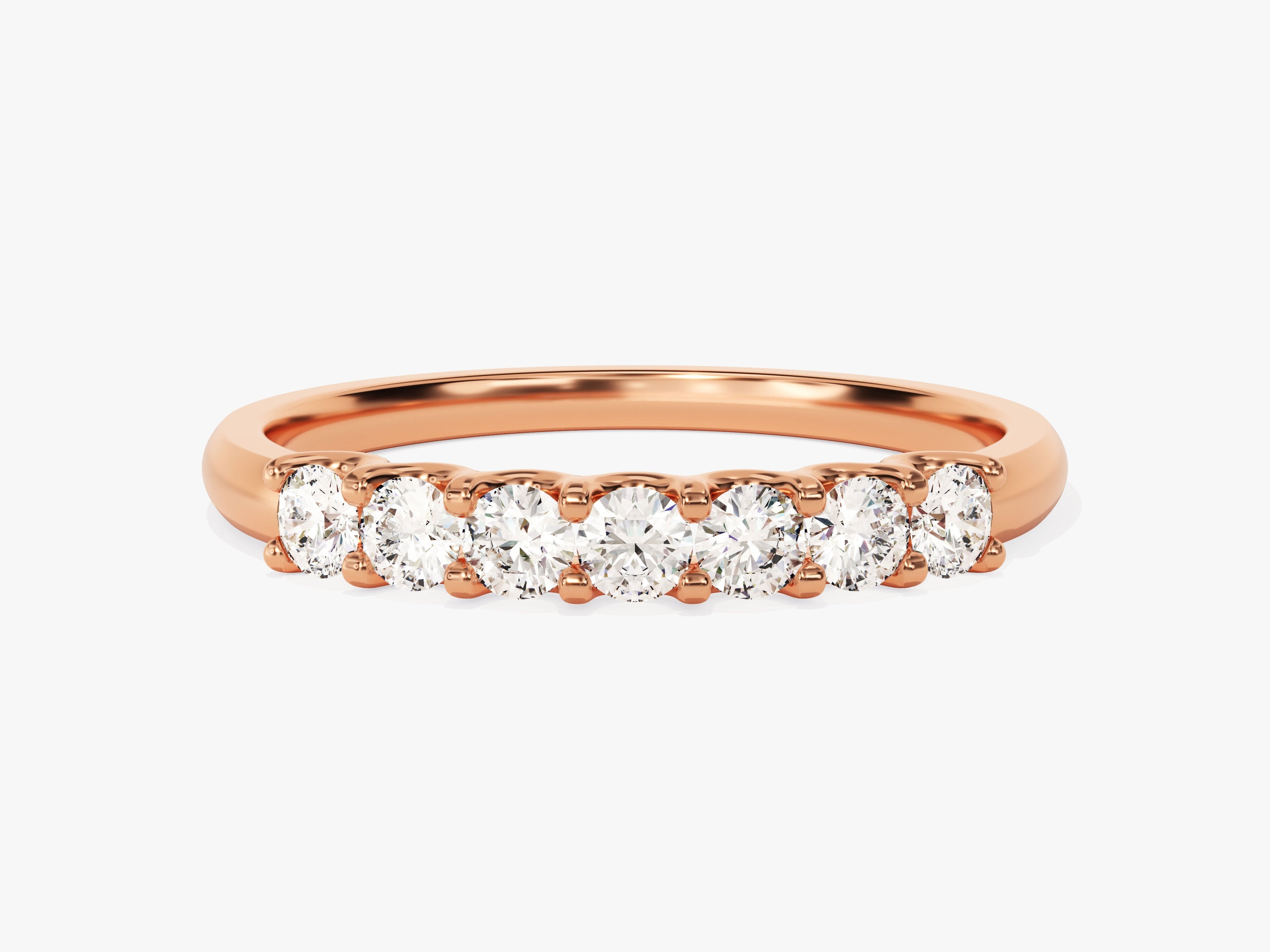 U-Prong Seven Stone Anniversary Band (0.35 CT TW)