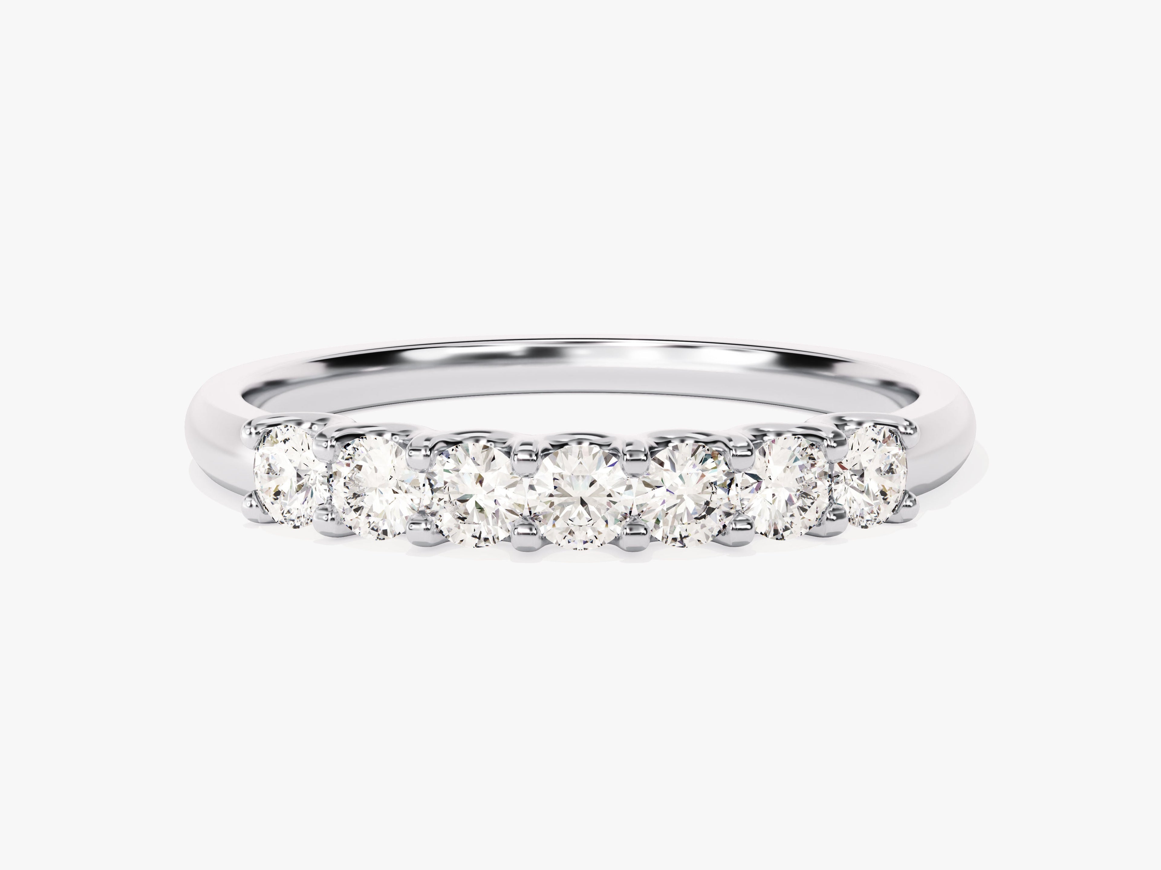 U-Prong Seven Stone Anniversary Band (0.35 CT TW)
