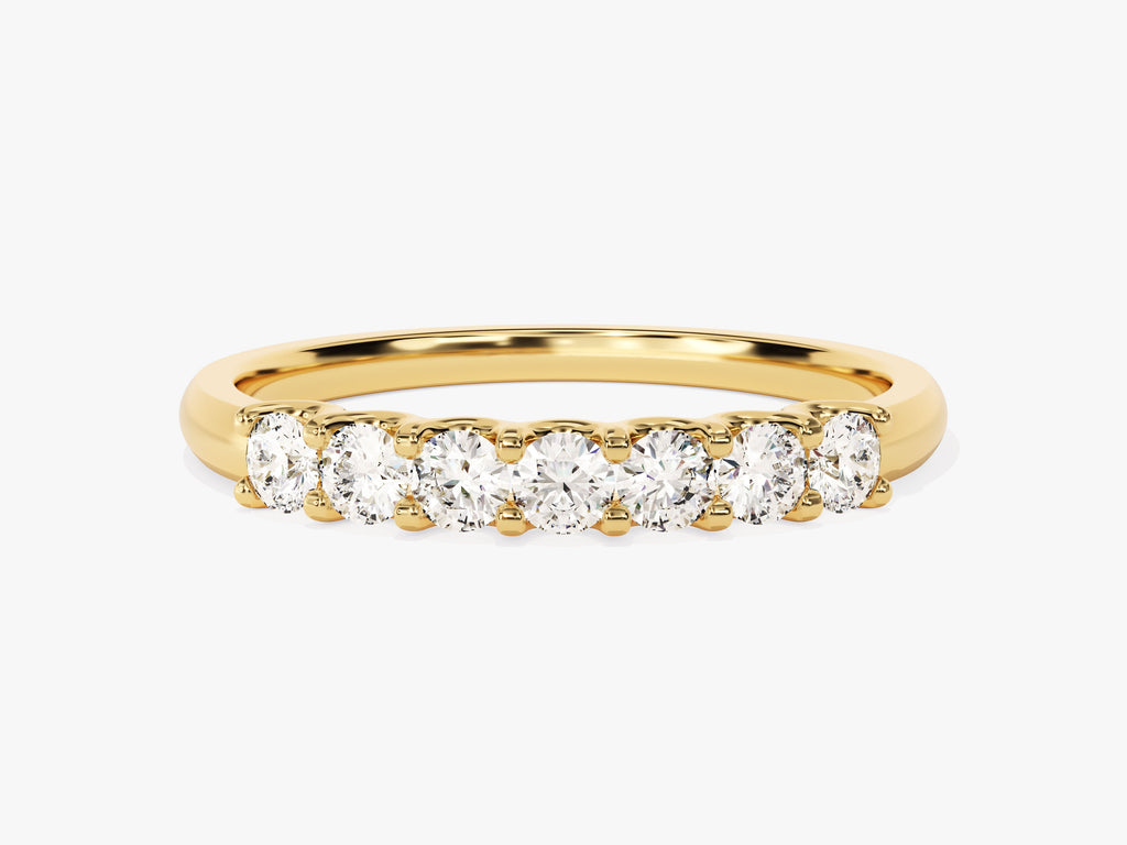U-Prong Seven Stone Anniversary Band (0.35 CT TW)