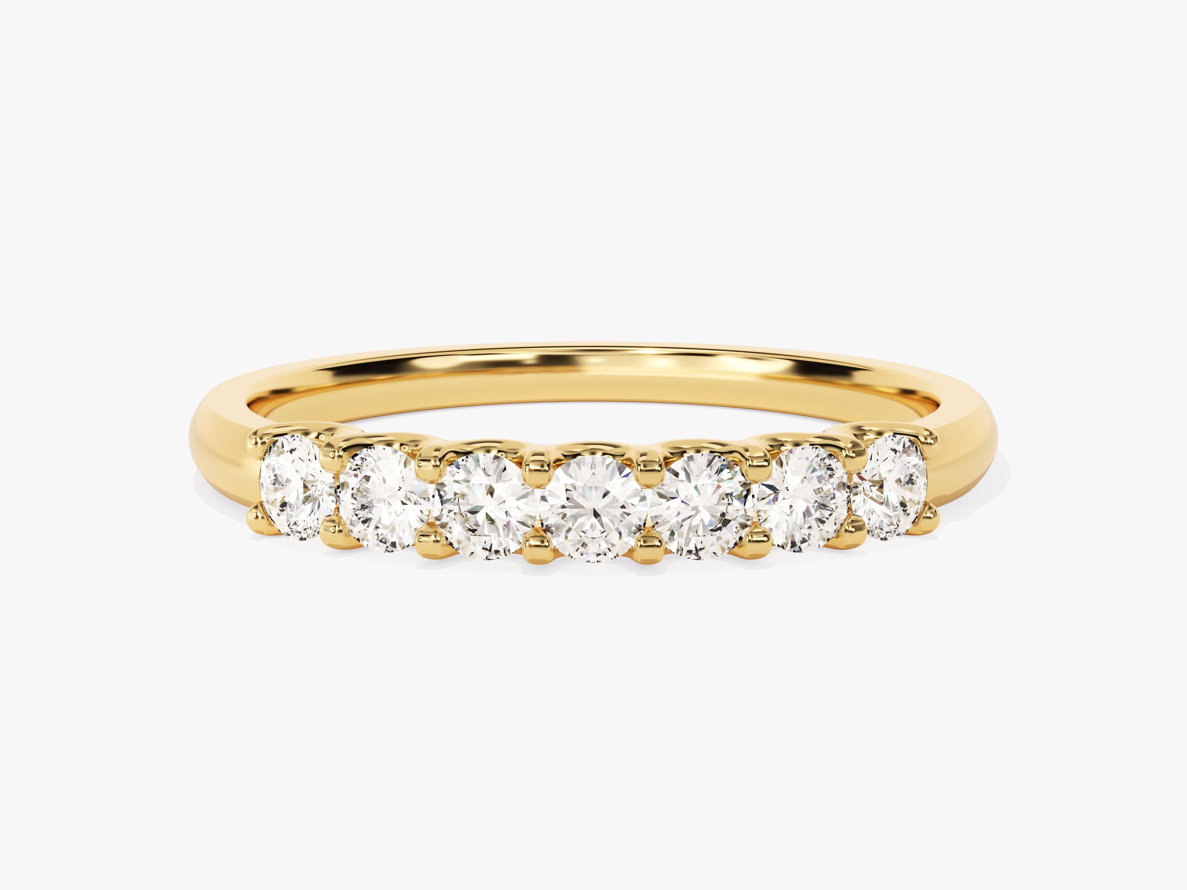U-Prong Seven Stone Anniversary Band (0.35 CT TW)