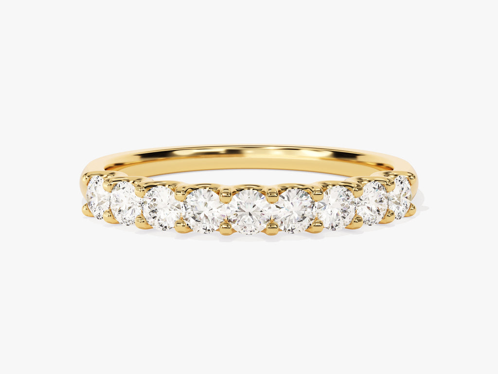 U-Prong Nine Stone Anniversary Band (0.45 CT TW)