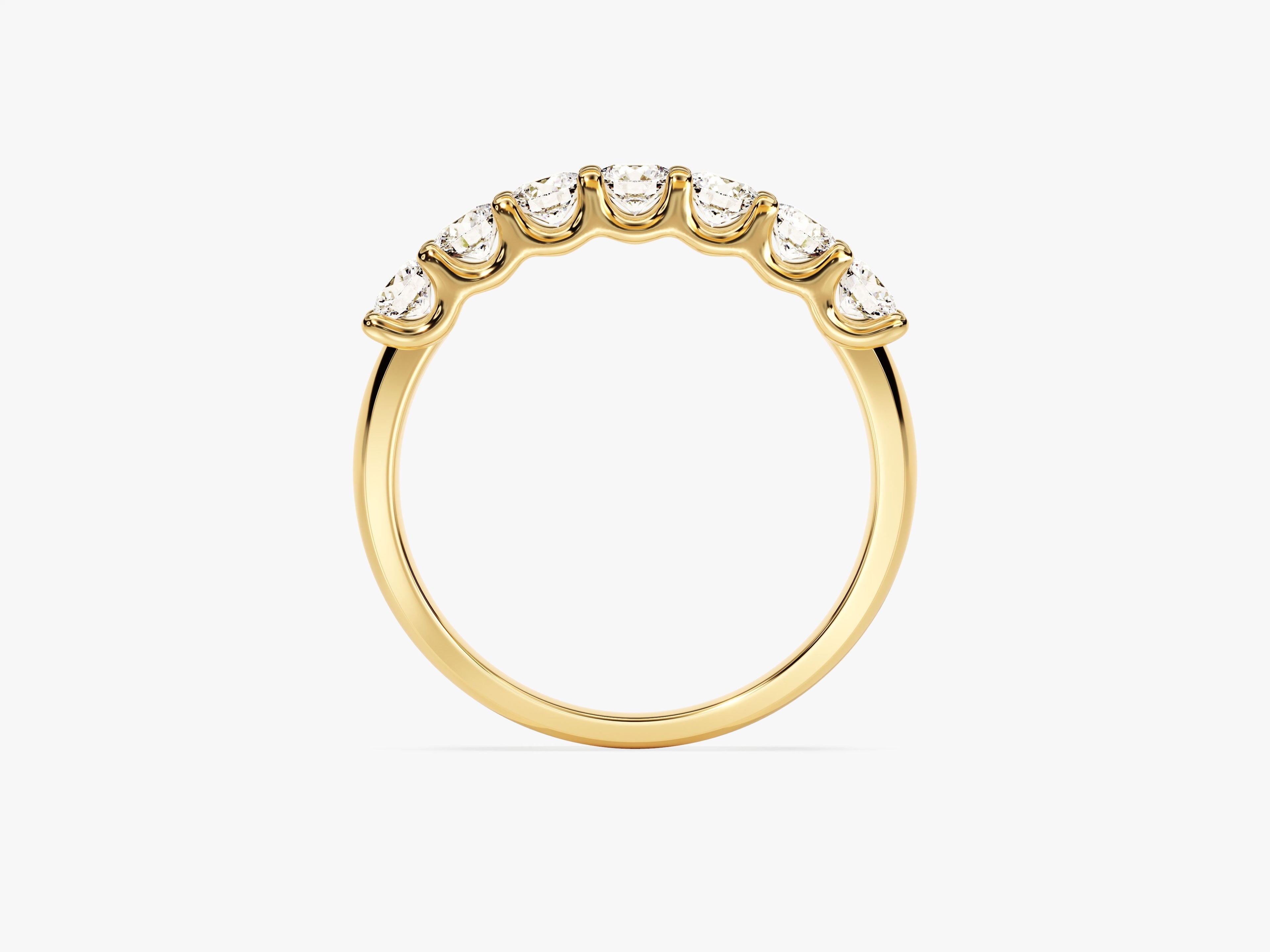 U-Prong Seven Stone Anniversary Band (0.70 CT TW)