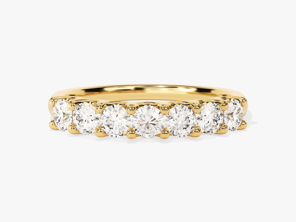 U-Prong Seven Stone Anniversary Band (0.70 CT TW)
