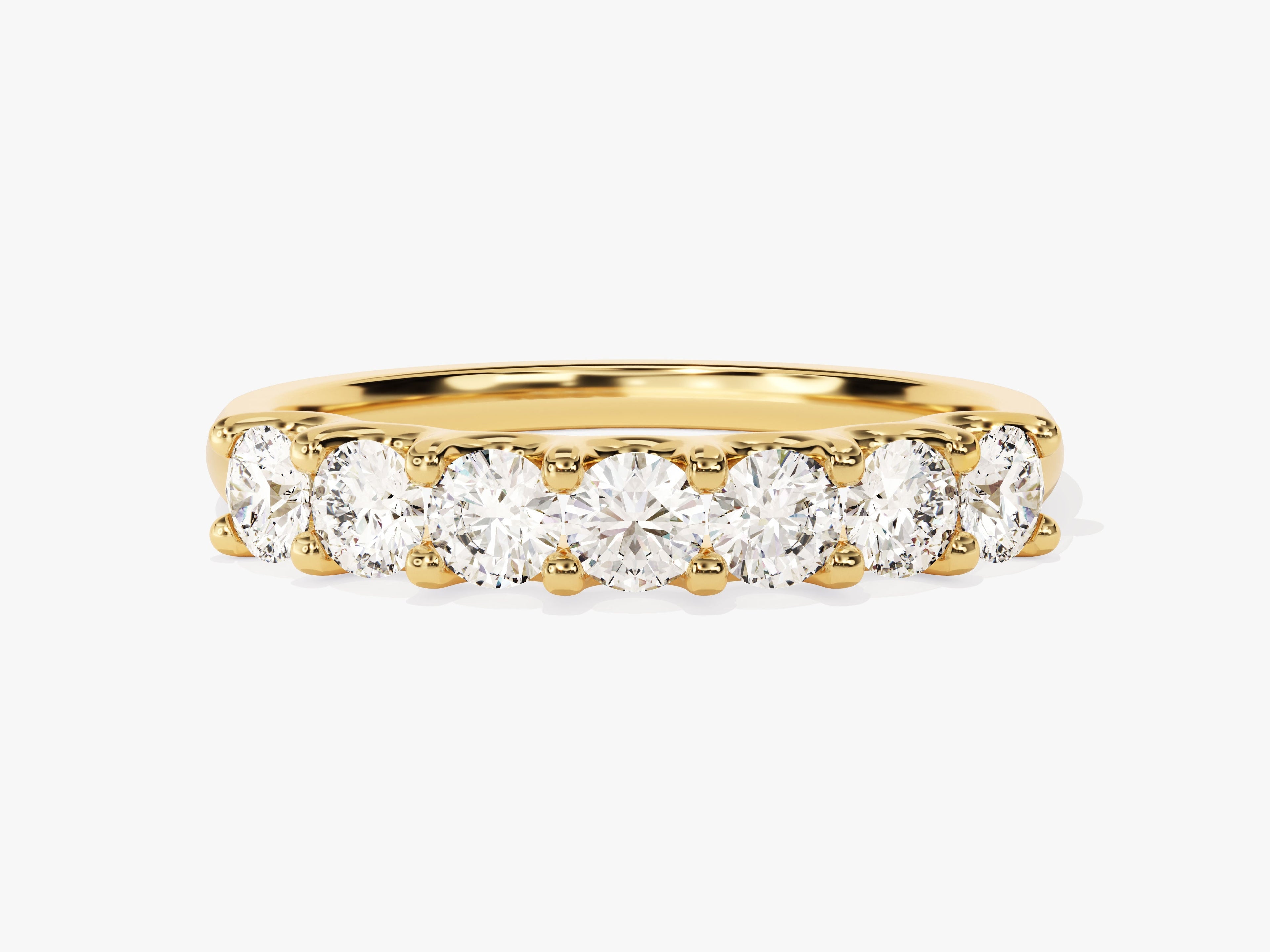U-Prong Seven Stone Anniversary Band (0.70 CT TW)