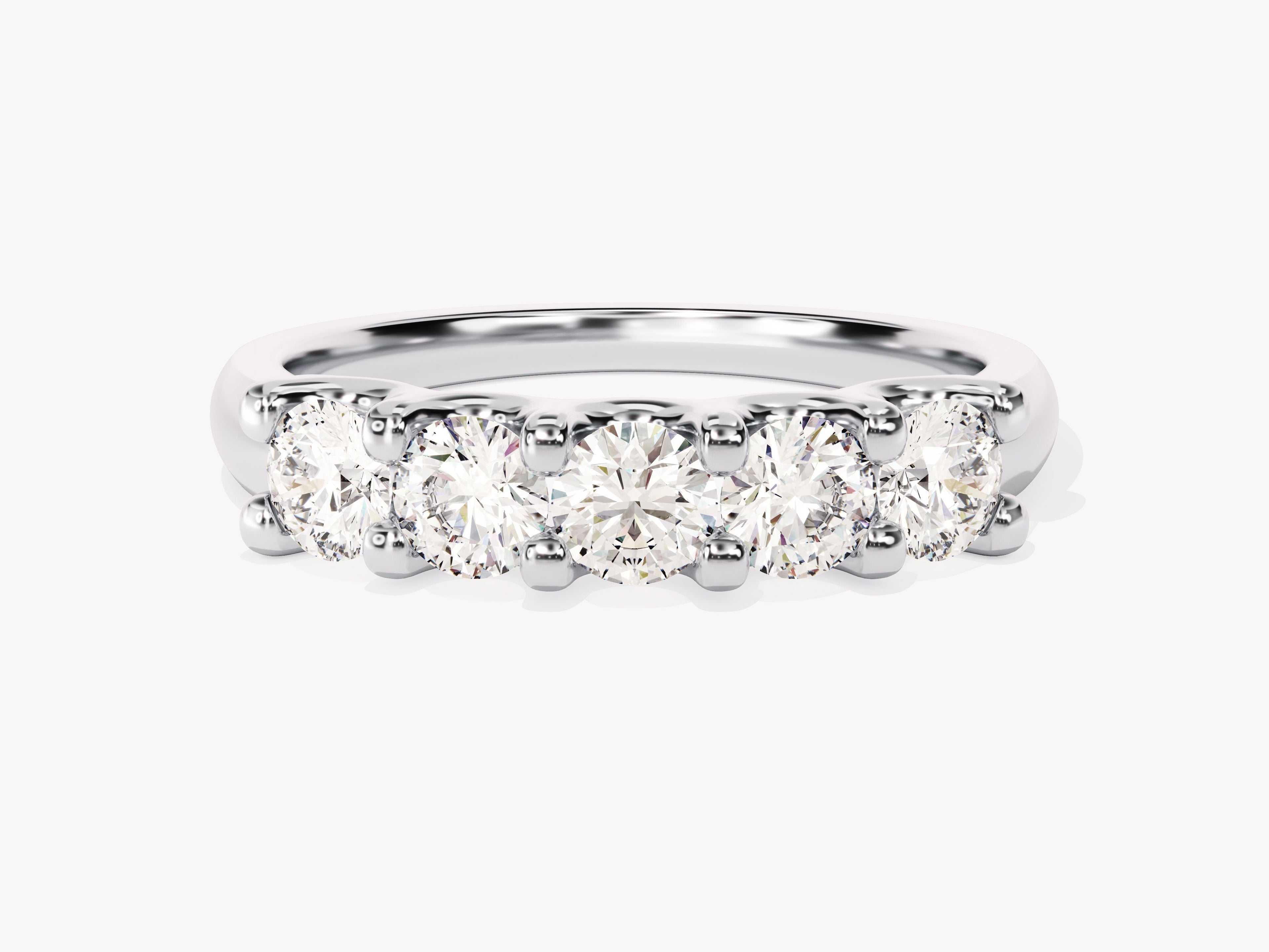 U-Prong Five Stone Anniversary Band (1.00 CT TW)