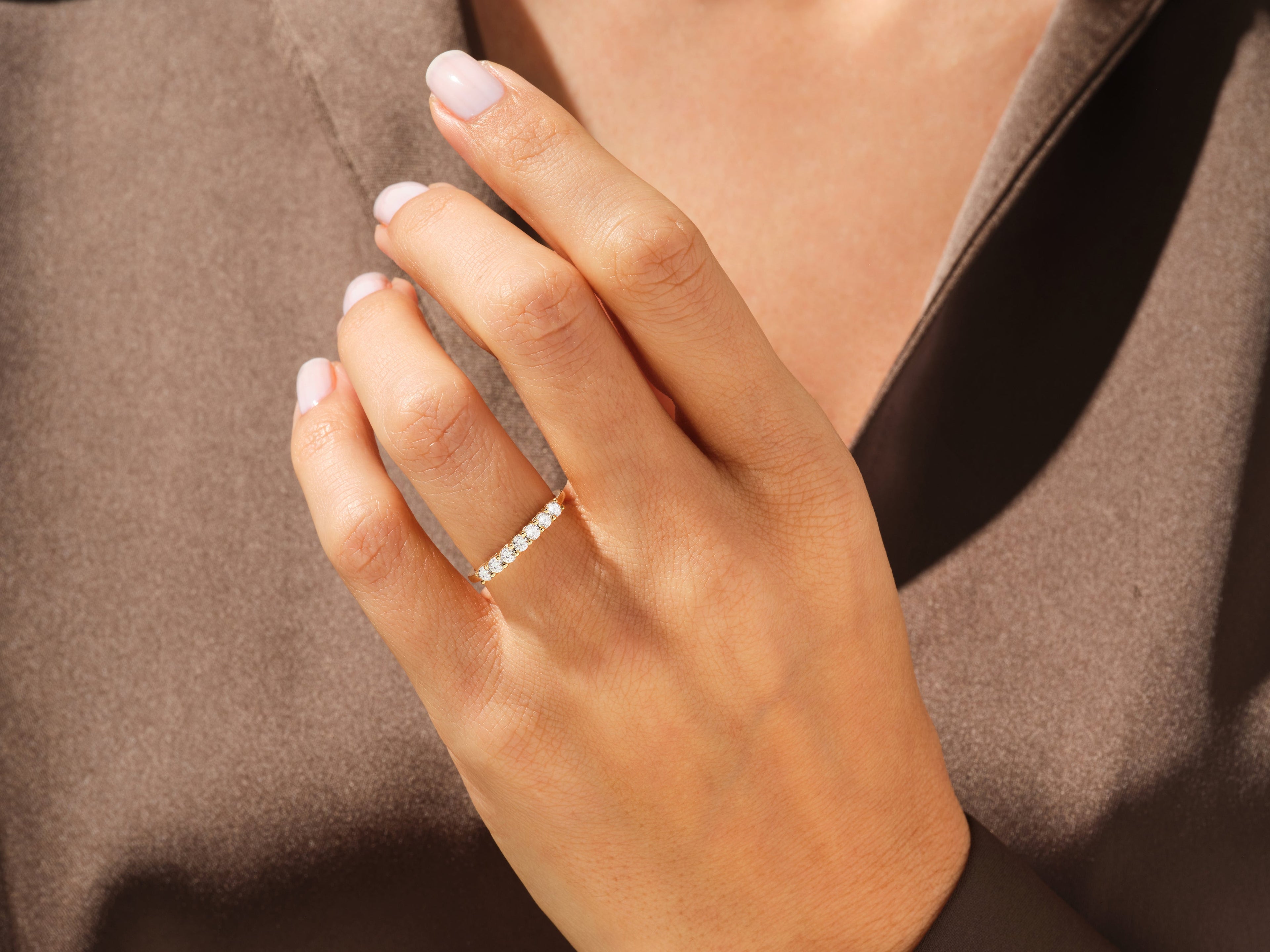 Classic Seven Stone Anniversary Band (0.35 CT TW)