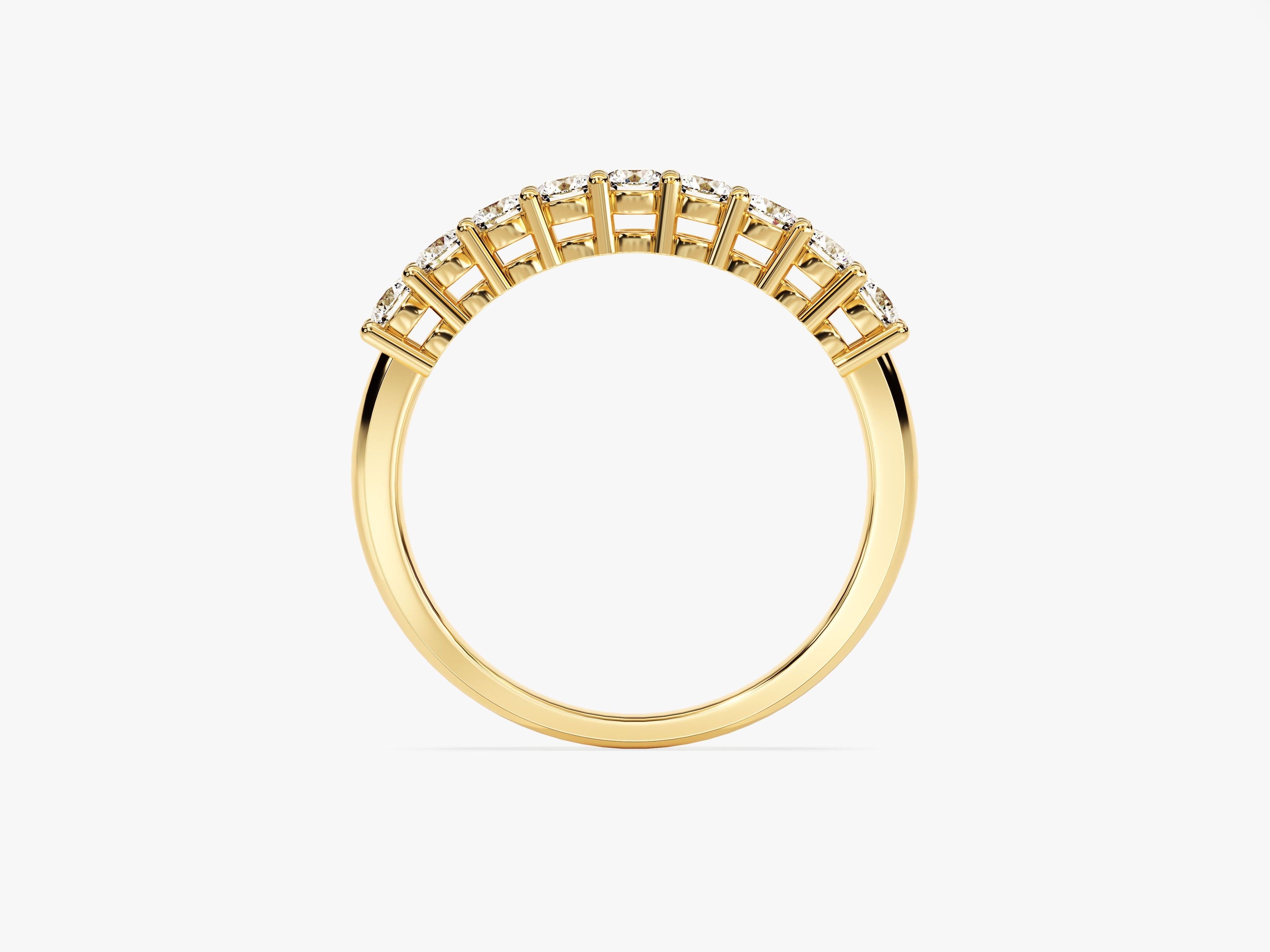 Classic Nine Stone Anniversary Band (0.45 CT TW)